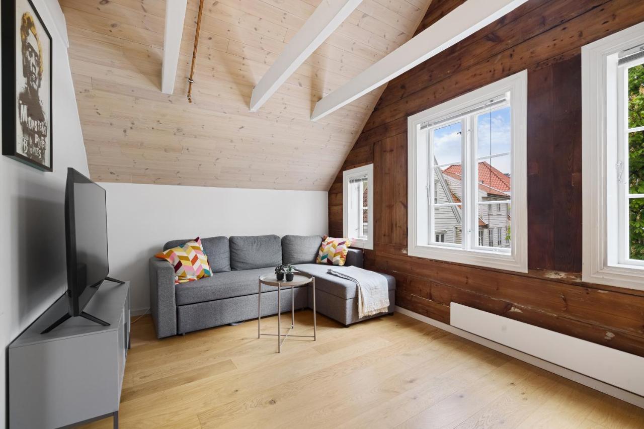 Charming Rooftop Apartment In Heart Of Stavanger Exterior foto