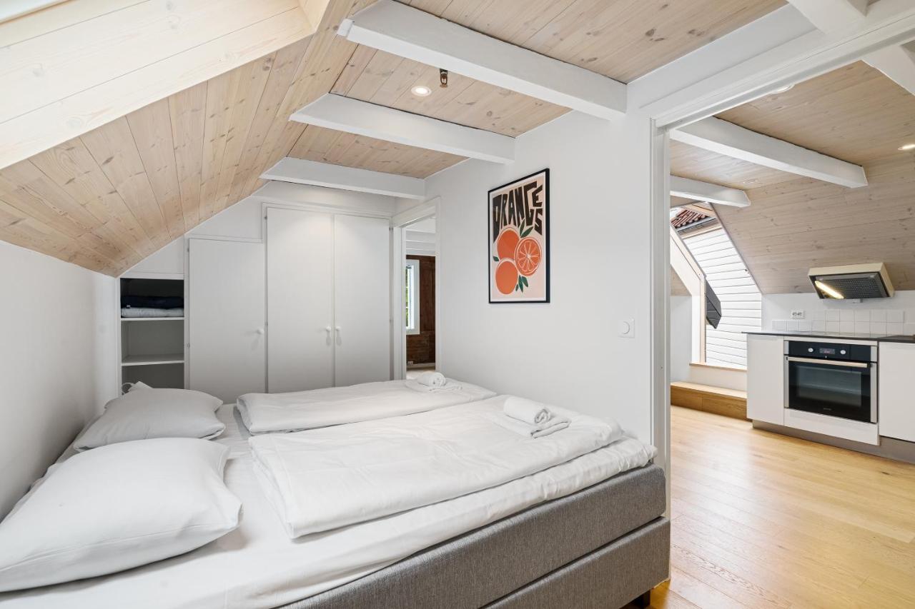 Charming Rooftop Apartment In Heart Of Stavanger Exterior foto